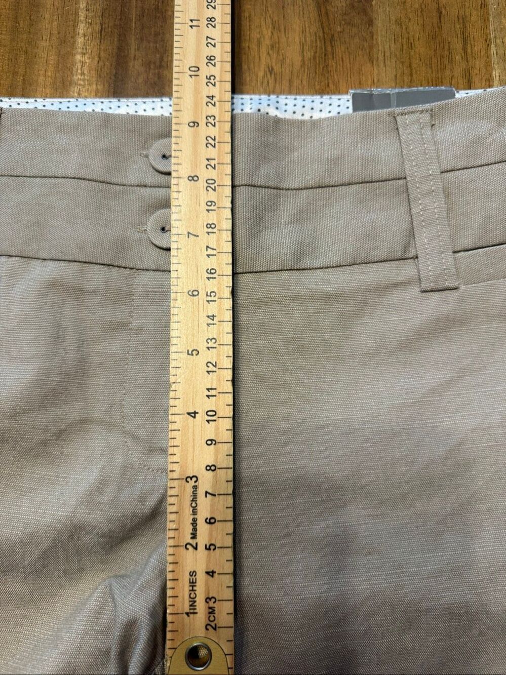 Maurices womens smart boot pants tan size 9/10 new with tags - Picture 4 of 7